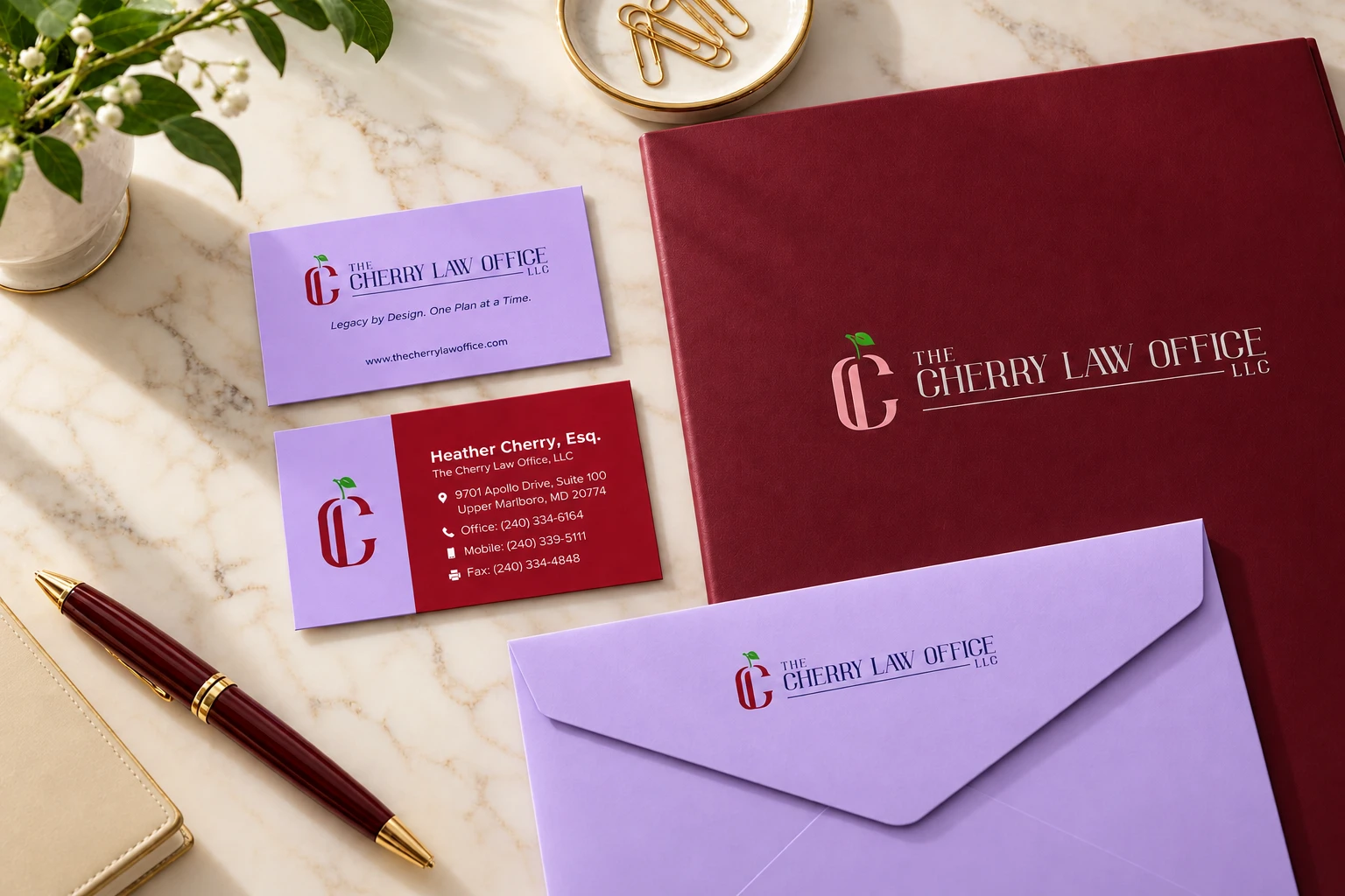 The Cherry Law Office — The stationery collection