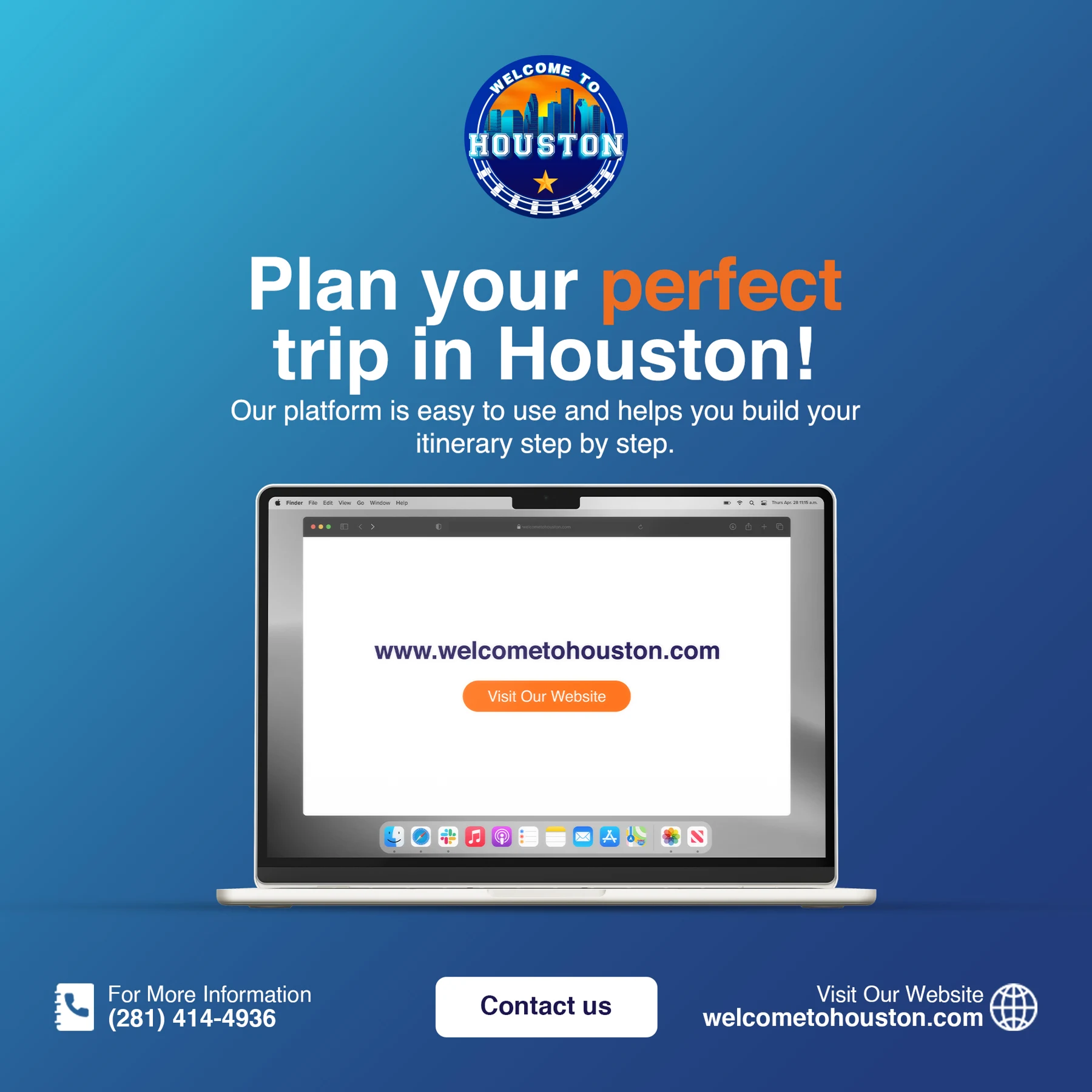 Welcome to Houston — Social media post 01