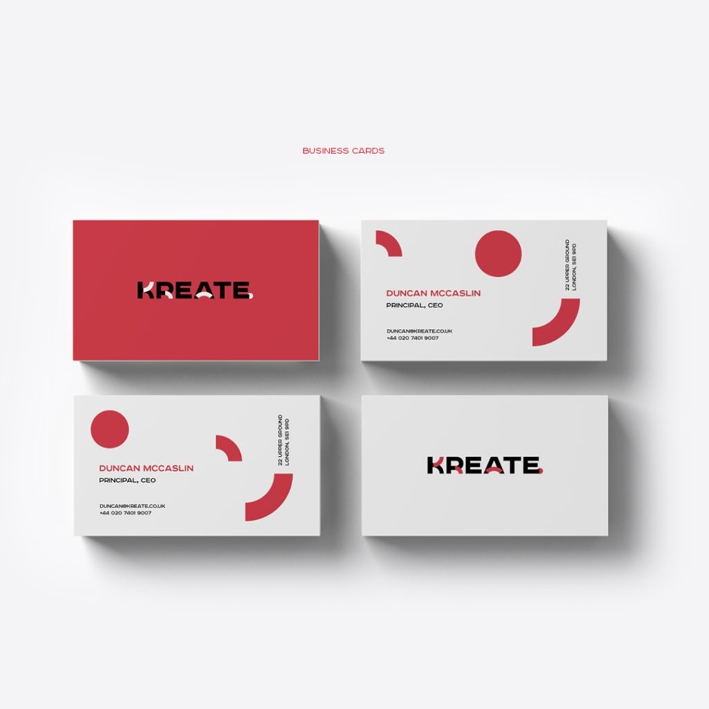 Kreate business card