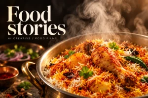 Food stories — designed project cover